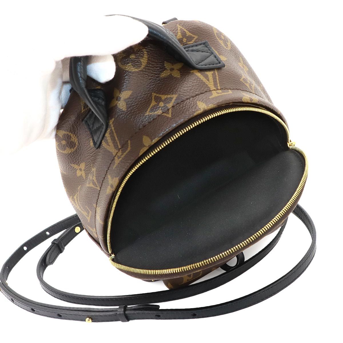 Louis Vuitton Monogram Palm Springs Backpack Mini Brown — view 5