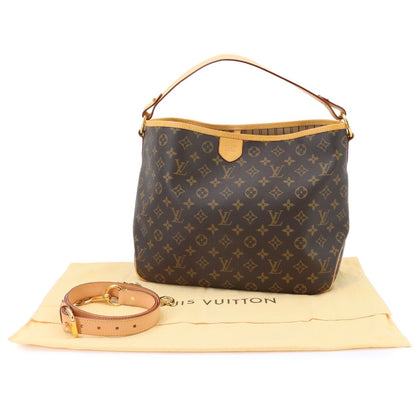 Louis Vuitton Monogram Delightful PM Shoulder Bag Brown — view 2
