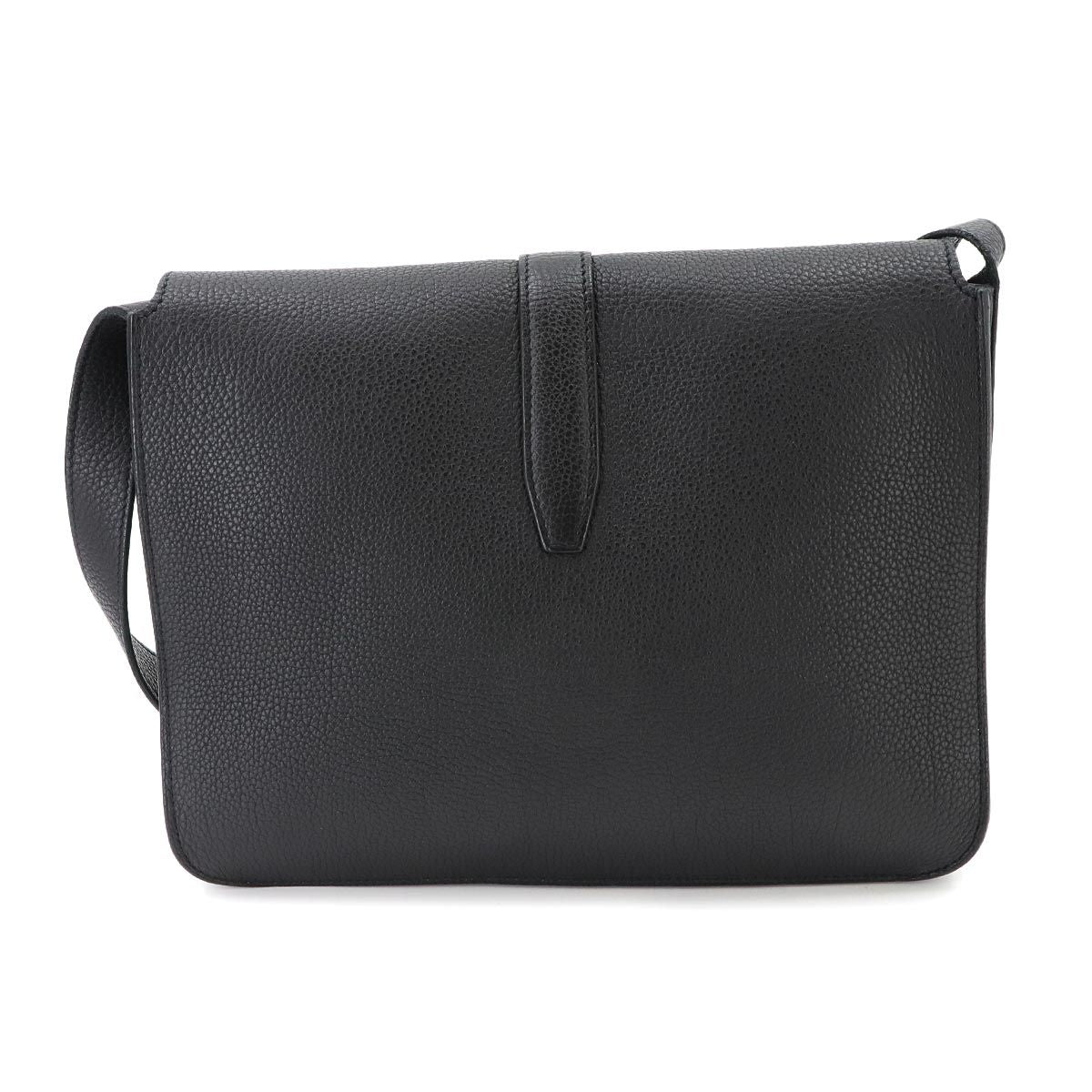 Hermes Steve Wright Junior Messenger Shoulder Bag Togo Black — view 2