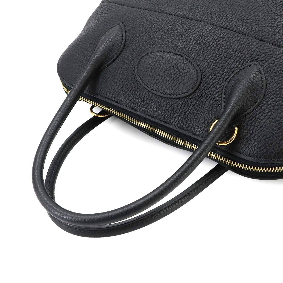 Hermes Bolide 31 2-Way Bag Taurillon Clemence Black Gold — view 6