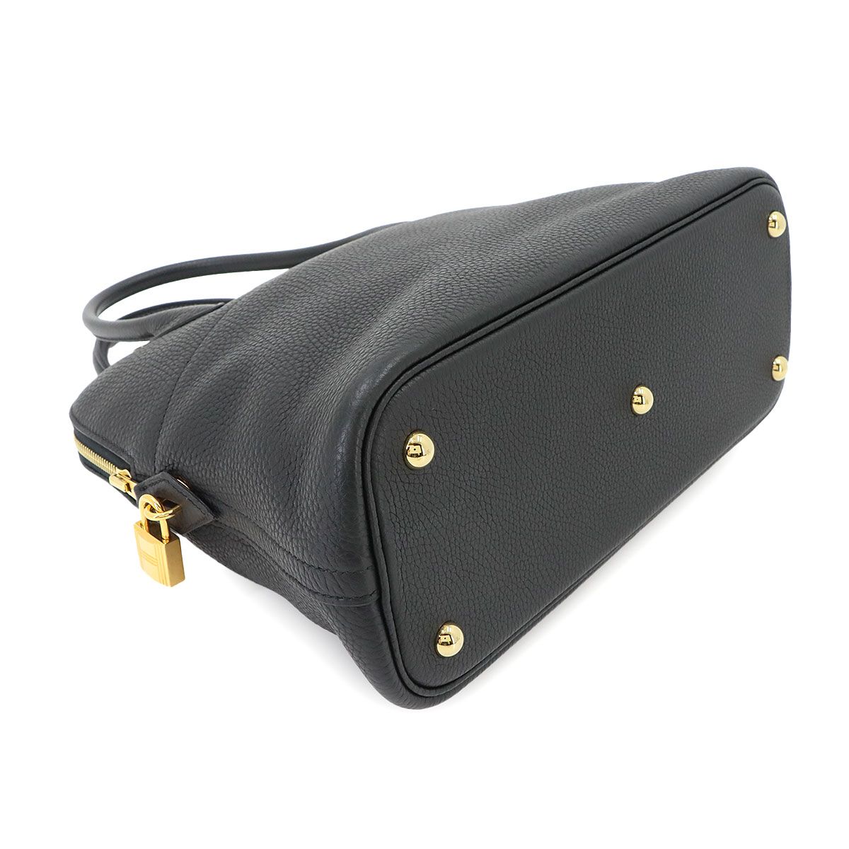 Hermes Bolide 31 2-Way Bag Taurillon Clemence Black Gold — view 5