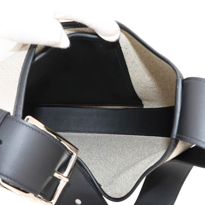 Hermes Arcon Shoulder Bag Toile H Swift Black Silver — view 7