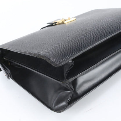 Louis Vuitton Epi Serviette Vermoir Leather Business Document Tote — view 5