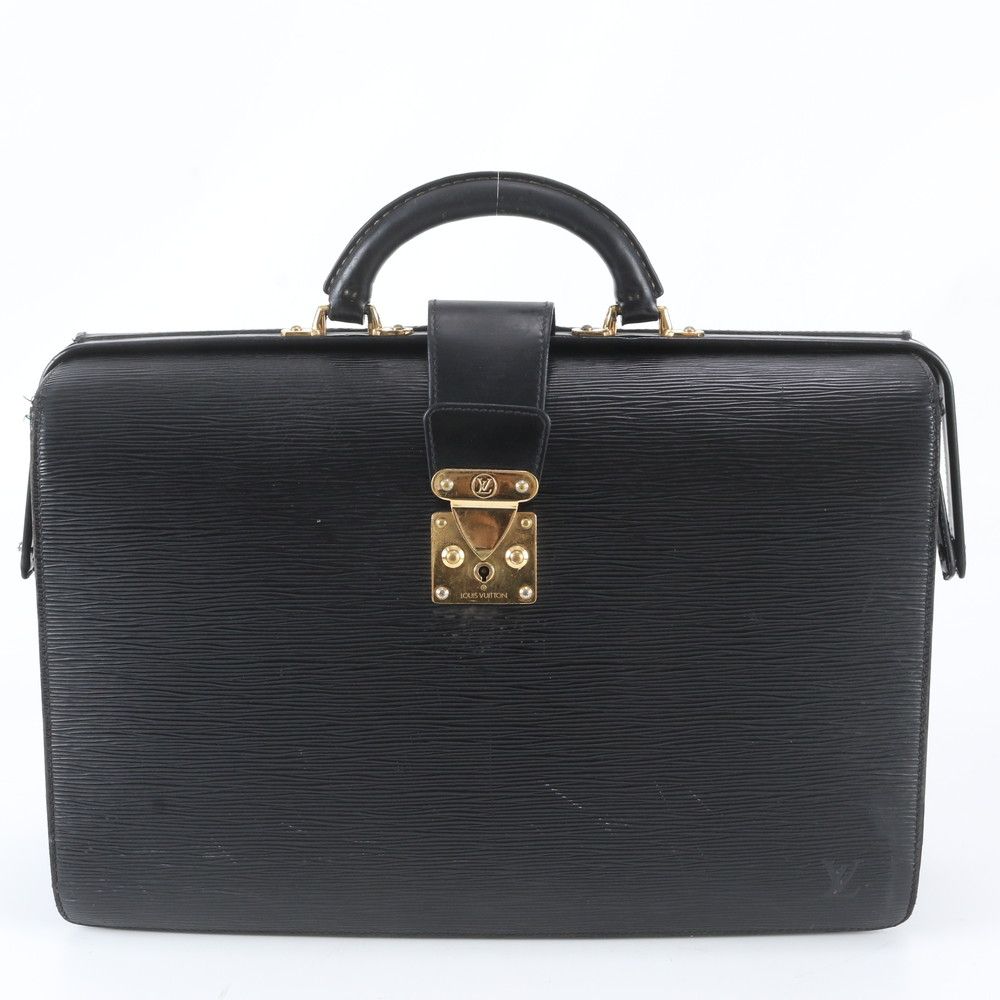 Louis Vuitton Epi Serviette Vermoir Leather Business Document Tote