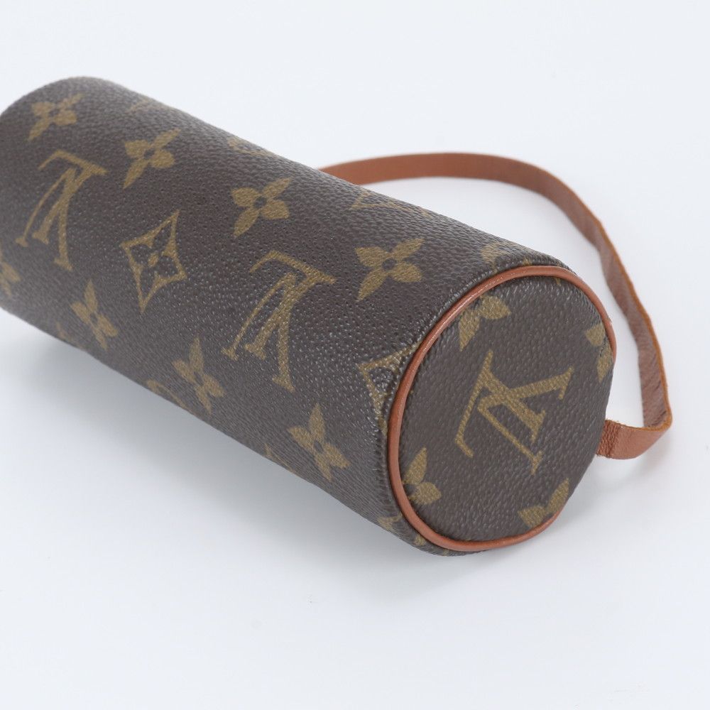 Louis Vuitton Monogram Papillon Pouch Only Leather Handbag — view 4