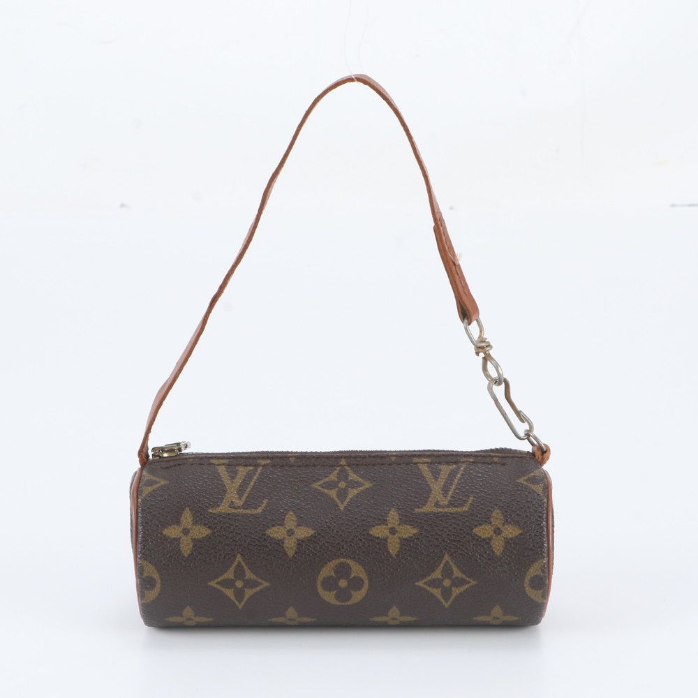 Louis Vuitton Monogram Papillon Pouch Only Leather Handbag