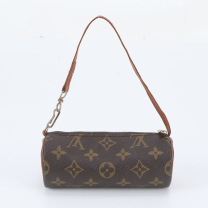 Louis Vuitton Monogram Papillon Pouch Only Leather Handbag — view 3