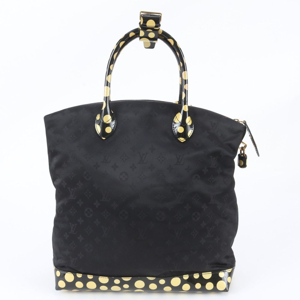 Louis Vuitton Yayoi Kusama LV YK Dot Infinity Lockit MM Leather Tote — view 3
