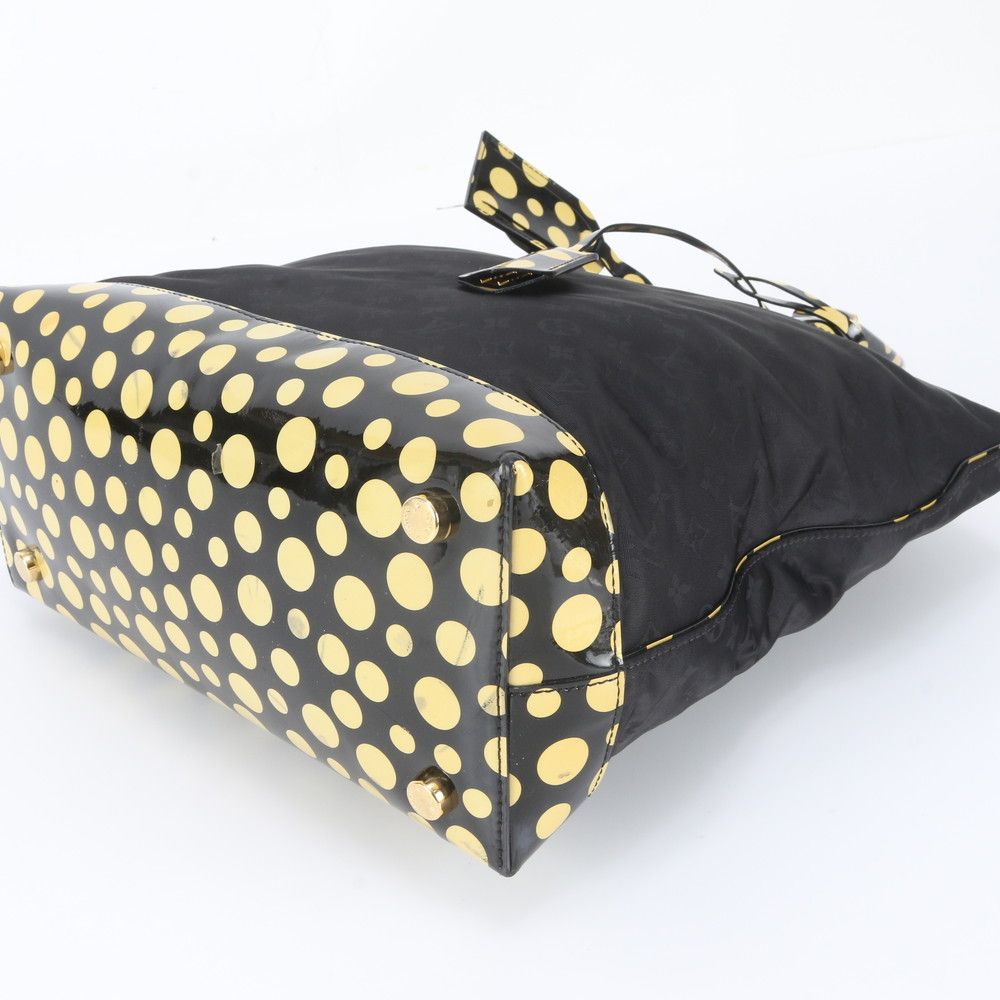 Louis Vuitton Yayoi Kusama LV YK Dot Infinity Lockit MM Leather Tote — view 5