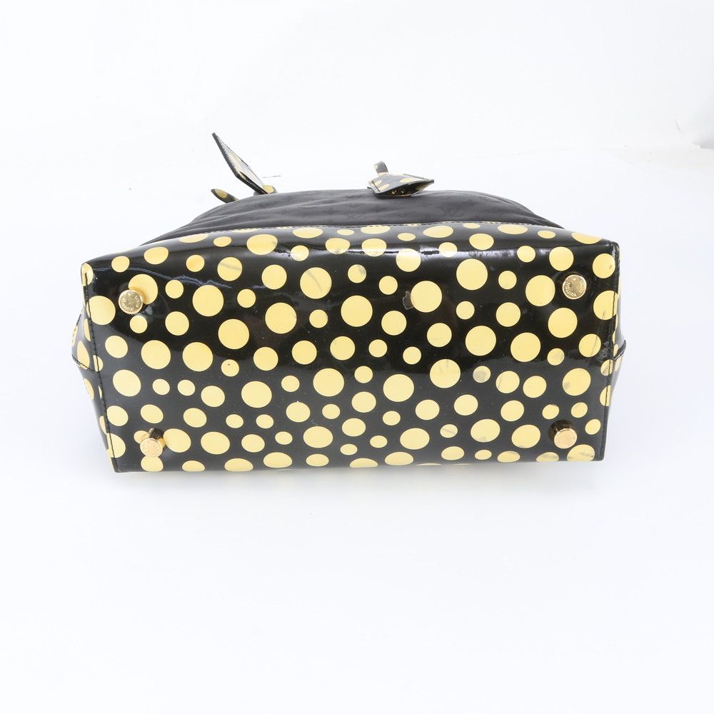 Louis Vuitton Yayoi Kusama LV YK Dot Infinity Lockit MM Leather Tote — view 6