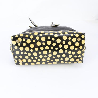 Louis Vuitton Yayoi Kusama LV YK Dot Infinity Lockit MM Leather Tote — view 6