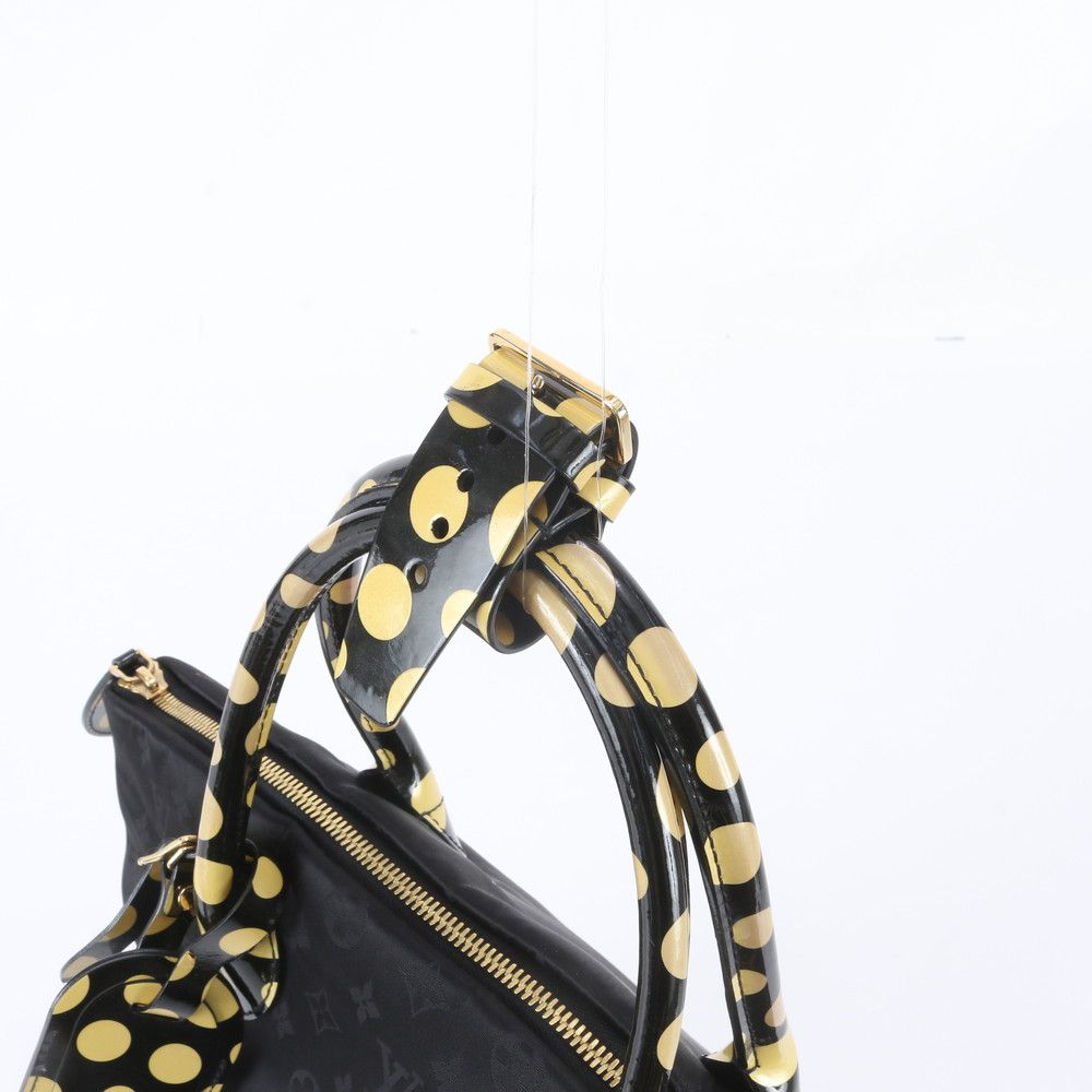 Louis Vuitton Yayoi Kusama LV YK Dot Infinity Lockit MM Leather Tote — view 2