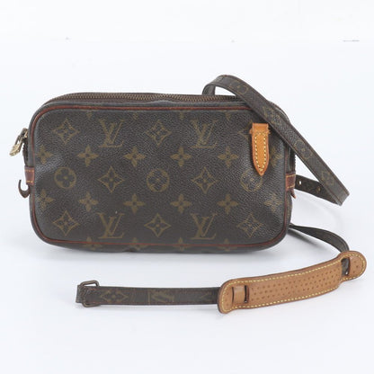 Louis Vuitton Monogram Marly Bandouliere Leather Shoulder Bag