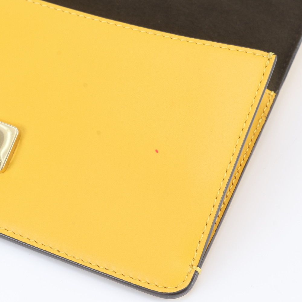Fendi Flat Baguette Mini Leather 2-Way Shoulder Bag — view 8