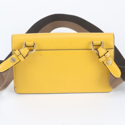 Fendi Flat Baguette Mini Leather 2-Way Shoulder Bag — view 3
