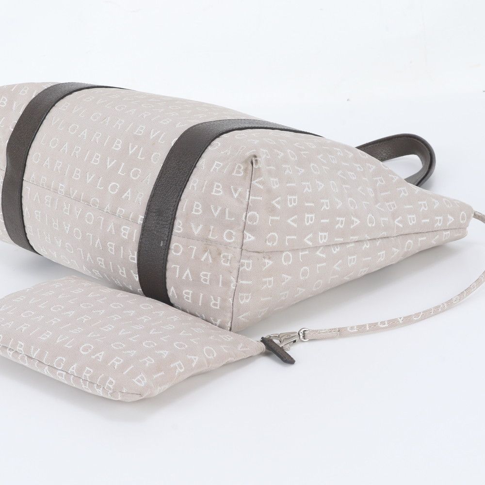 Bvlgari Logomania Leather Tote — view 4