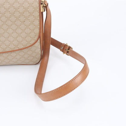 Celine Vintage Macadam Leather Shoulder Bag — view 2