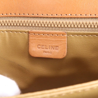 Celine Vintage Macadam Leather Shoulder Bag — view 8