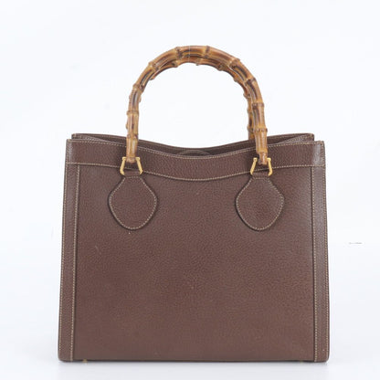 Gucci Vintage Bamboo Diana Leather Tote — view 3