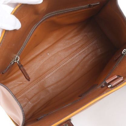 Prada Leather Tote Shoulder Hand Brown — view 6