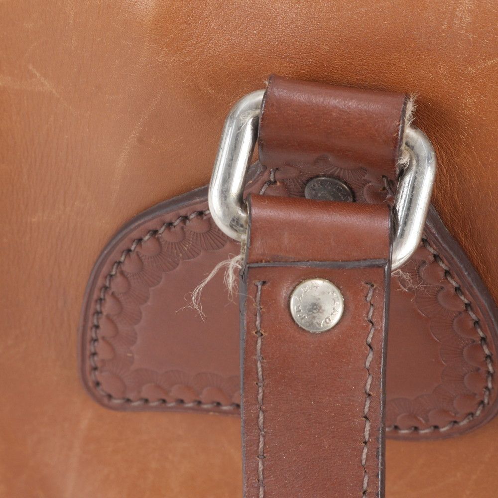 Prada Leather Tote Shoulder Hand Brown — view 8