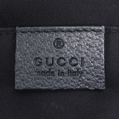 Gucci GG Canvas Leather Tote Shoulder Business Document Black — view 8