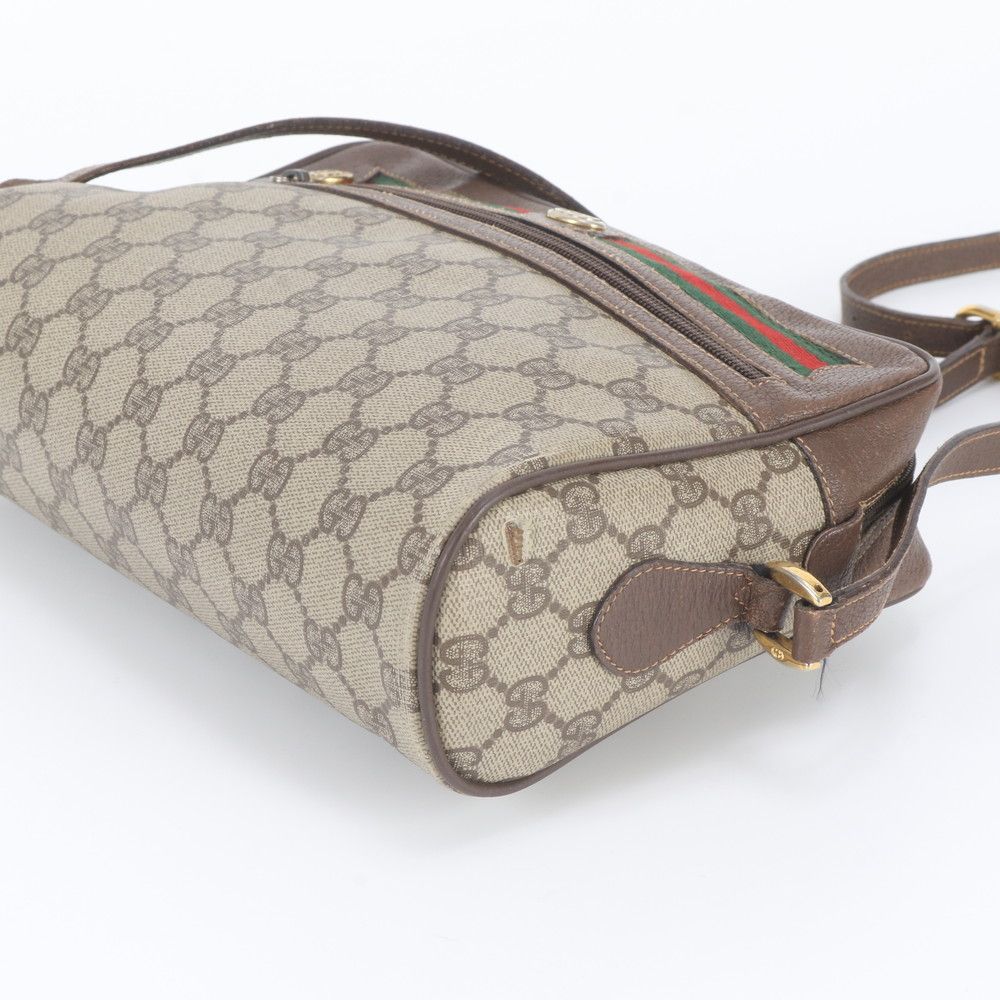 Gucci Vintage GG Supreme Sherry 119 02 088 Leather Shoulder Bag — view 4