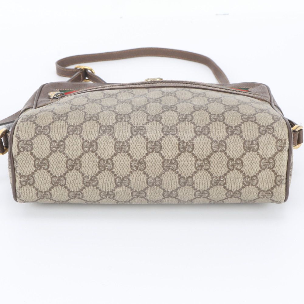 Gucci Vintage GG Supreme Sherry 119 02 088 Leather Shoulder Bag — view 6