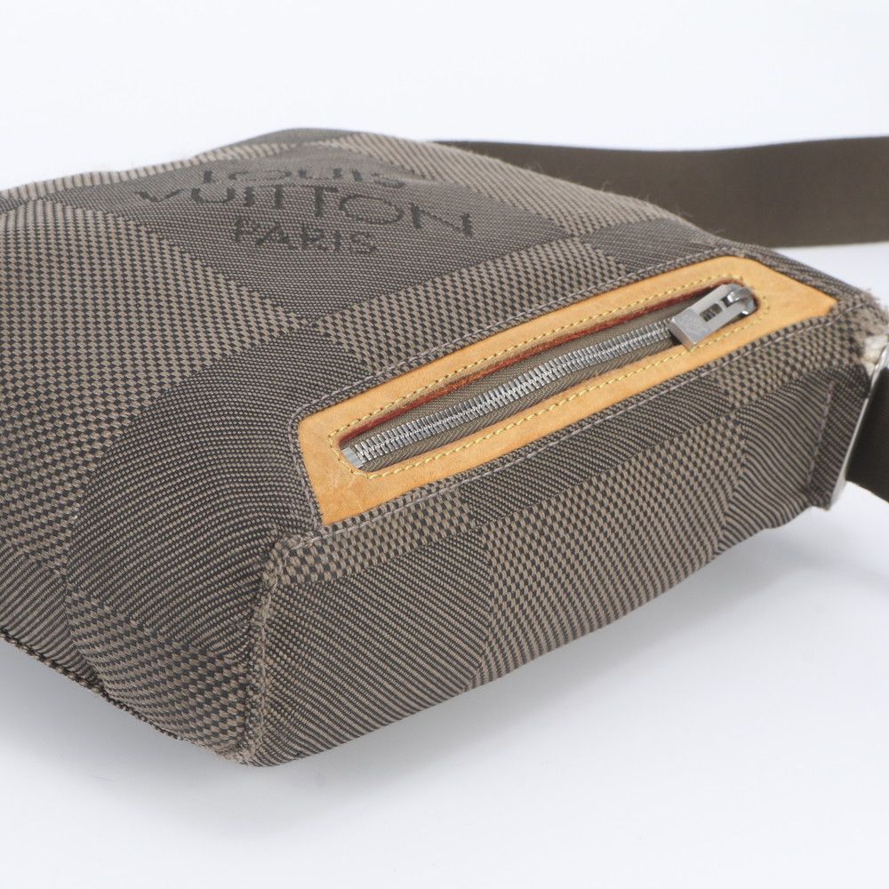 Louis Vuitton Damier Geant Citadin PM Leather Shoulder Bag Crossbody Messenger — view 4