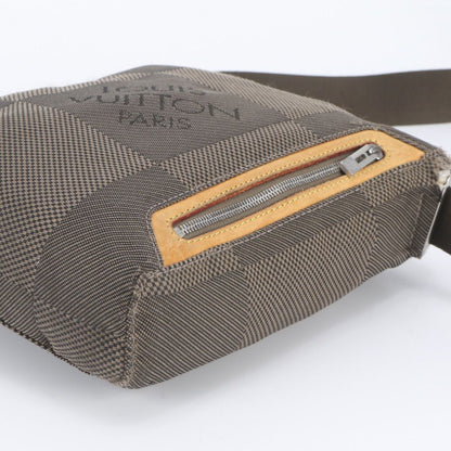 Louis Vuitton Damier Geant Citadin PM Leather Shoulder Bag Crossbody Messenger — view 4