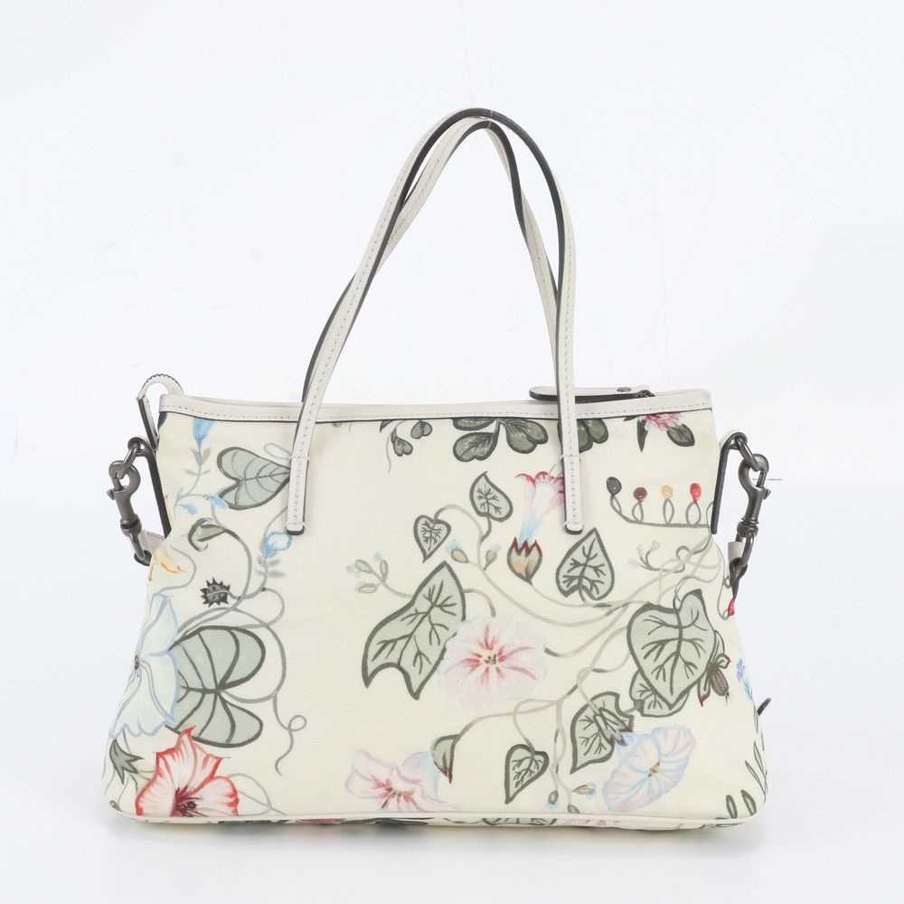 Gucci Flower Floral Leather 2-Way Shoulder Bag Crossbody — view 4