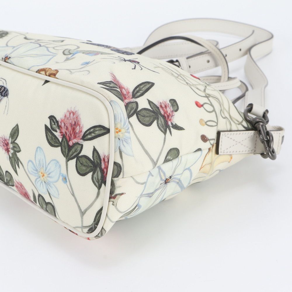 Gucci Flower Floral Leather 2-Way Shoulder Bag Crossbody — view 5