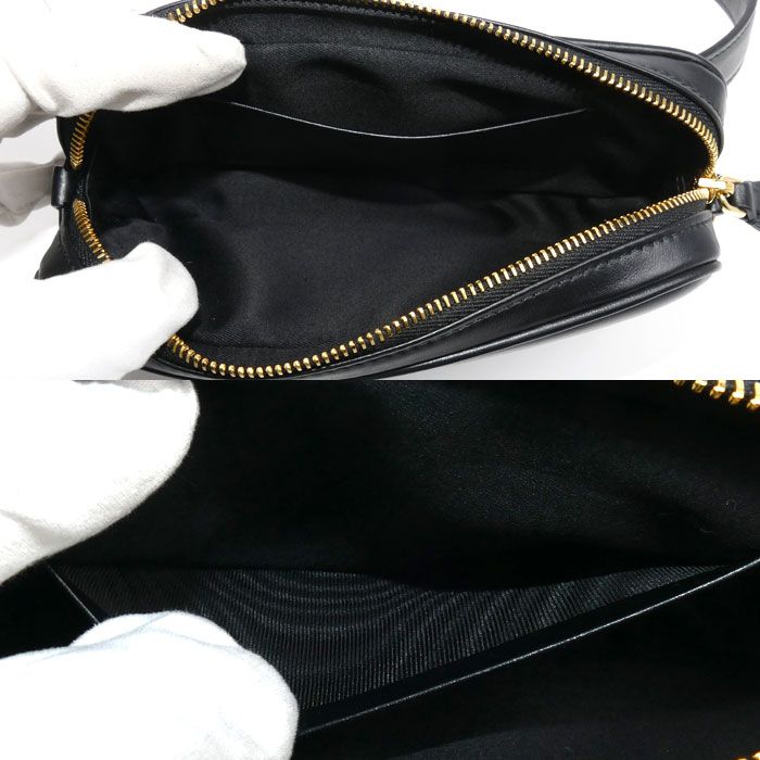 Miu Miu Logo Belt Bag Black — view 4