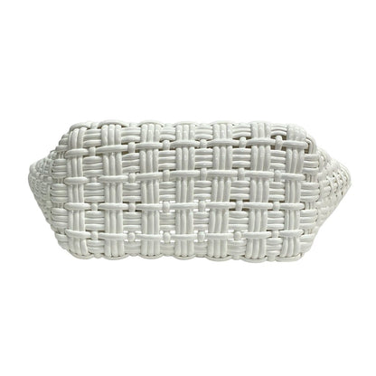 Balenciaga Tote Bistro XS Basket White Cotton — view 5