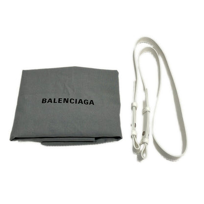 Balenciaga Tote Bistro XS Basket White Cotton — view 8