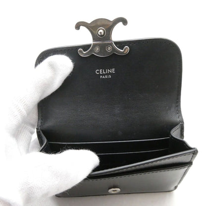 Celine Card Case with Triomphe Flap Business — view 4