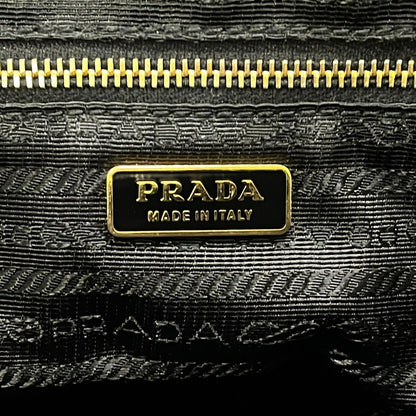 Prada Gathered Black Mini Bag Leather — view 8