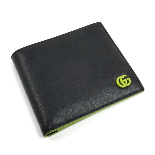 Gucci Double G Petit Marmont Bifold Wallet Black