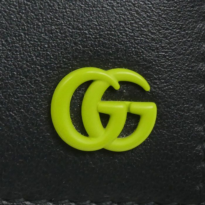Gucci Double G Petit Marmont Bifold Wallet Black — view 7