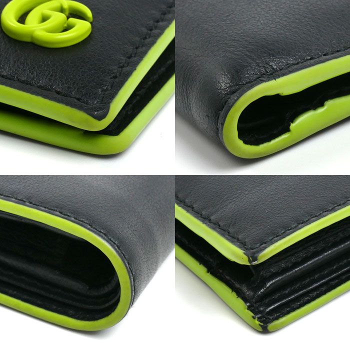Gucci Double G Petit Marmont Bifold Wallet Black — view 6
