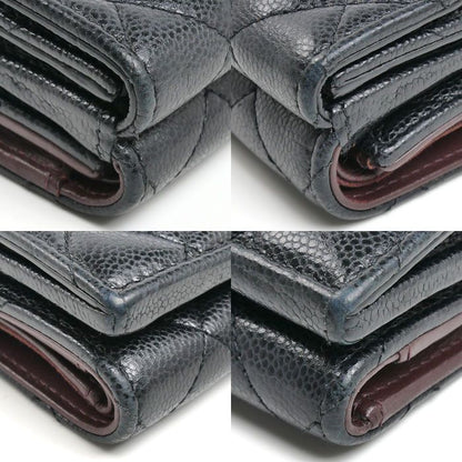 Chanel Quilted Classic Small Flap Wallet Trifold Black — view 7