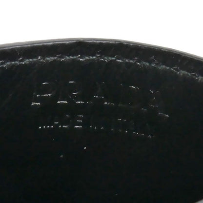 Prada Soft Looks Triangle Logo Card Case Black — view 8