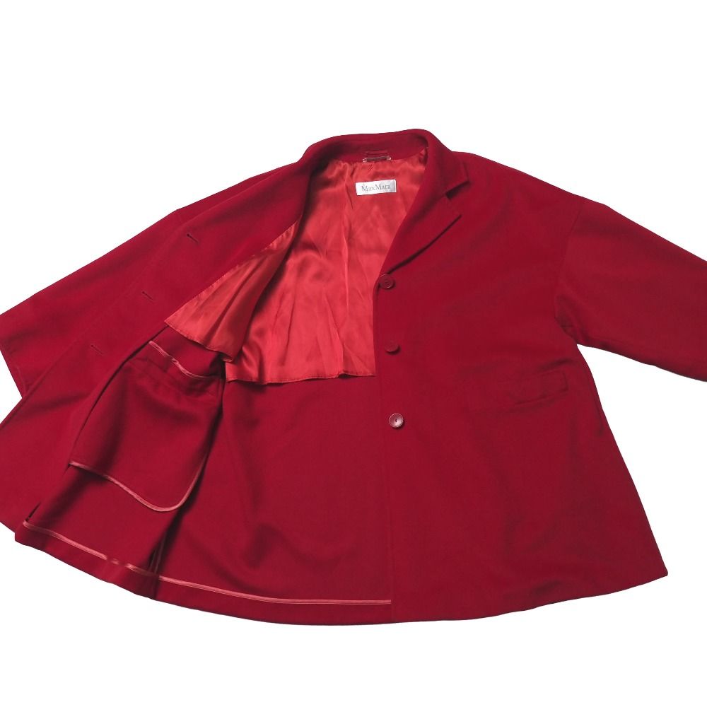 Max Mara Coat Cashmere Angora Mixed Over RB 40 — view 5