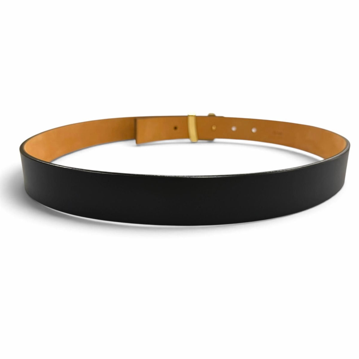 Louis Vuitton Ceinture LV Leather Belt Black Gold 85/34 — view 4