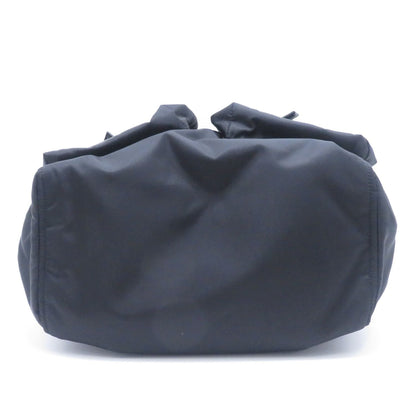 Prada Tote Black Nylon Leather — view 4