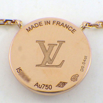 Louis Vuitton Necklace Sun Color Blossom BB Carnelian Point Diamond 18k Pink — view 6