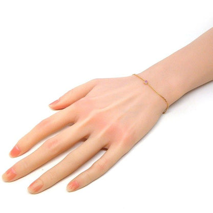 Cartier Bracelet D'amour Saphir Leger Pink Sapphire 18k Gold — view 6