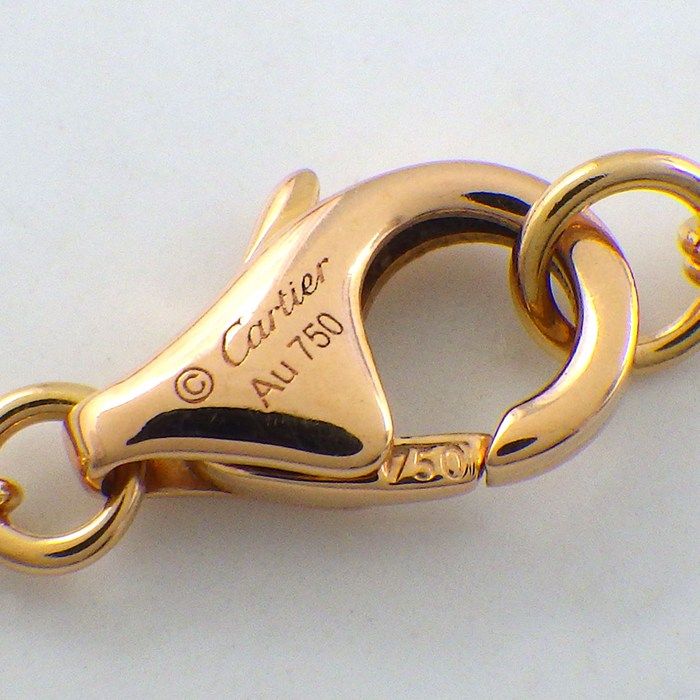Cartier Bracelet D'amour Saphir Leger Pink Sapphire 18k Gold — view 4