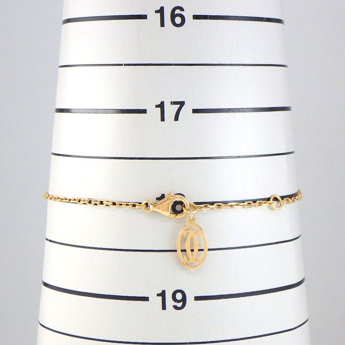 Cartier Bracelet D'amour Saphir Leger Pink Sapphire 18k Gold — view 7
