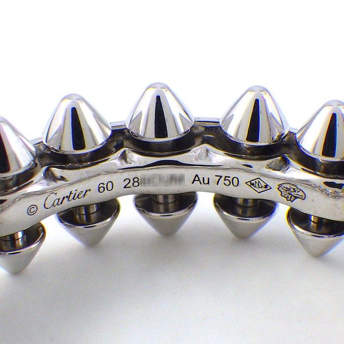 Cartier Ring Crush Medium Model MM 18k White Gold — view 3
